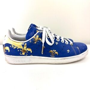 Adidas Originals Stan Smith KRSN Fleur-de-lis Paris Blue/Gold Size 8.5 2009